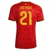 Belgien Timothy Castagne #21 Hemma matchtröja VM 2026 Kortärmad Billigt